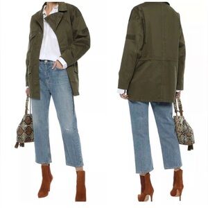 New Current/Elliott The Updated Infantry Jacket, Army Green Size 2